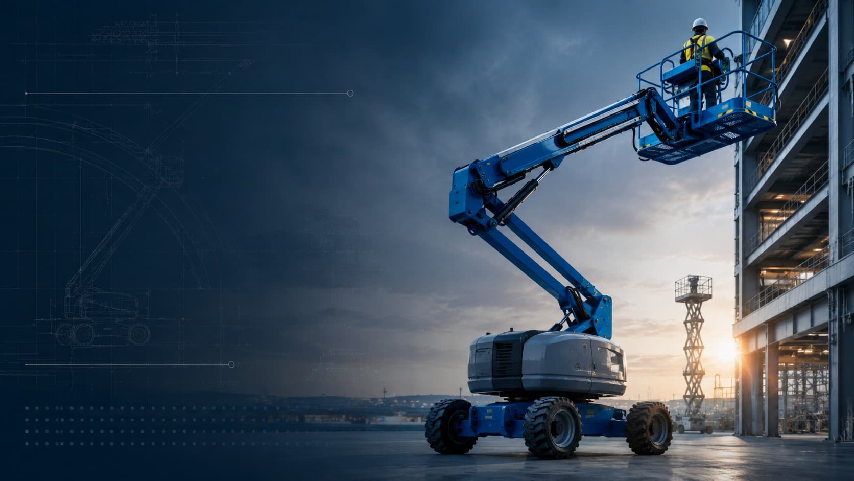 Hydraulic components for aerial work platforms and lift equipment