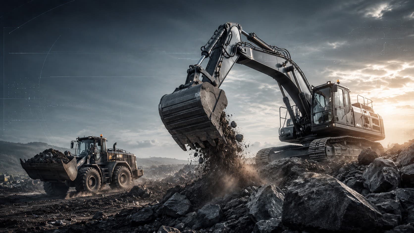 Hydraulic component support for construction equipment and mobile machinery