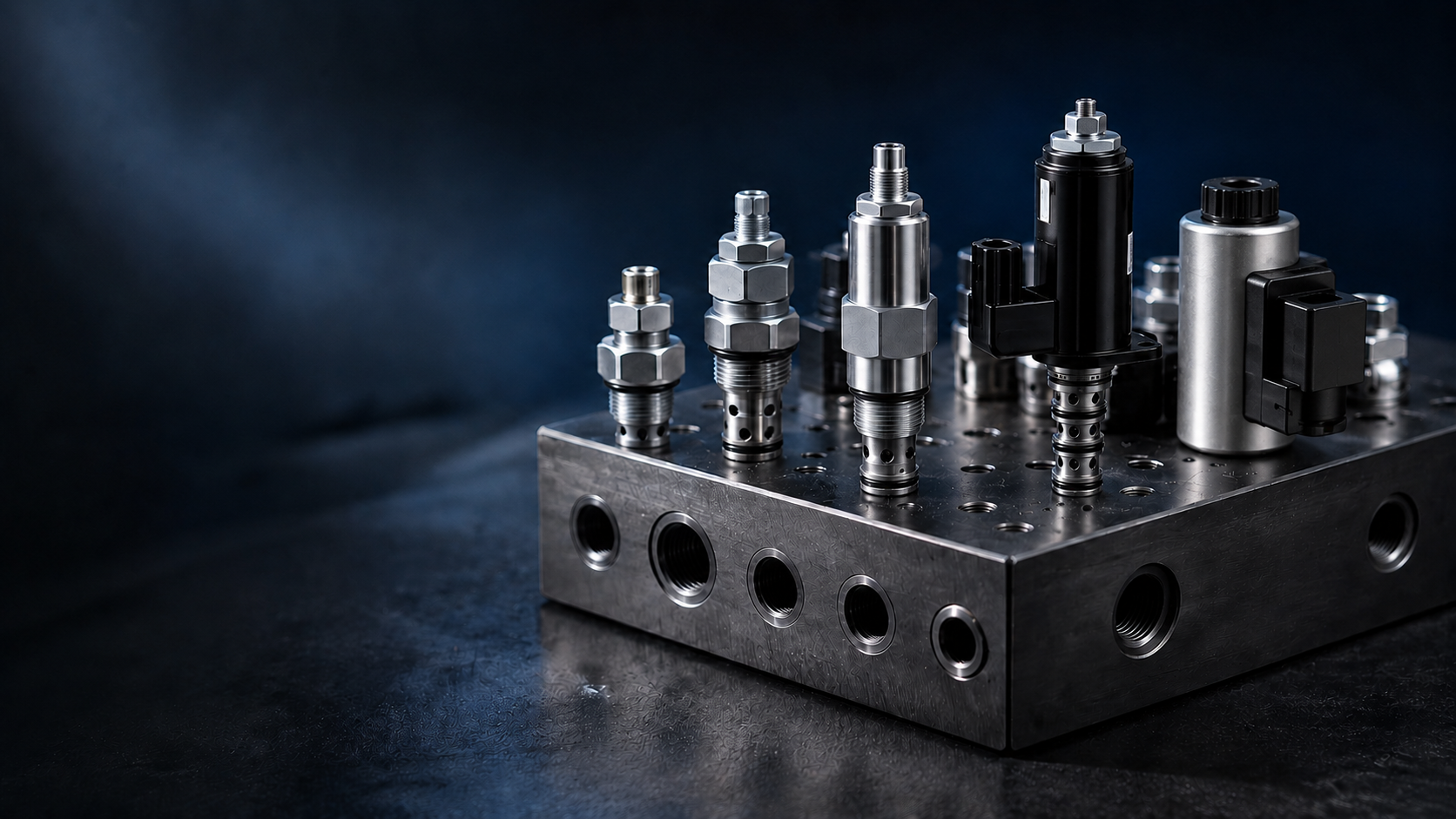 Hydraulic components for mobile machinery and power unit systems