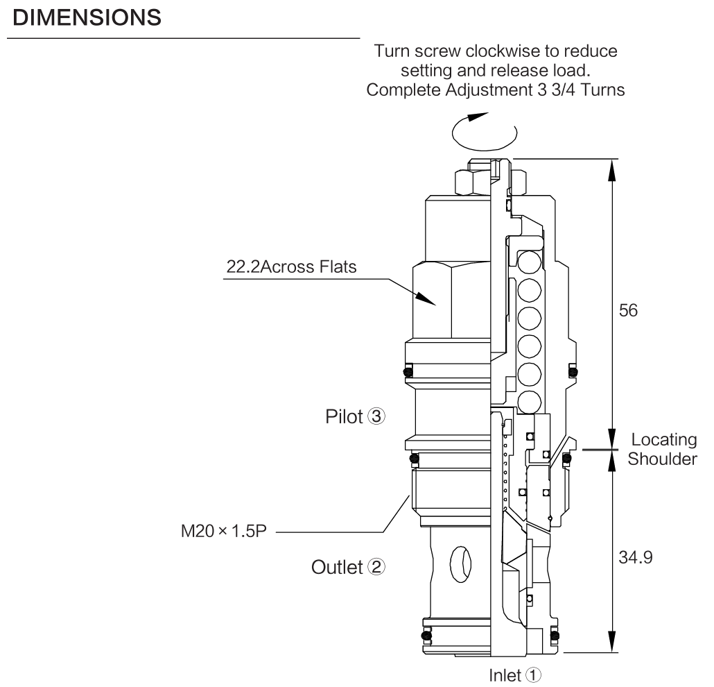 INCCCA-LHN dimensions drawing