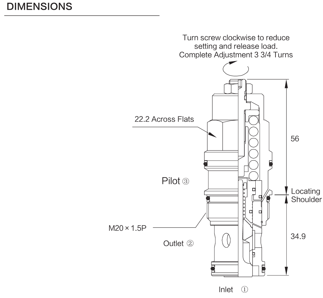 INCBCG-LJN dimensions drawing