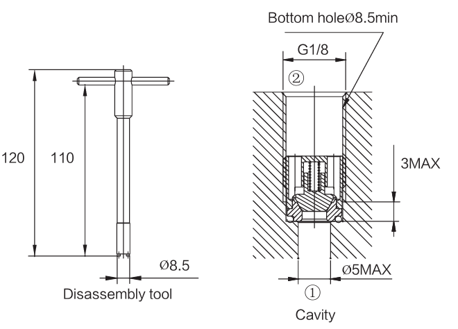 INCV2500-G18 dimensions drawing