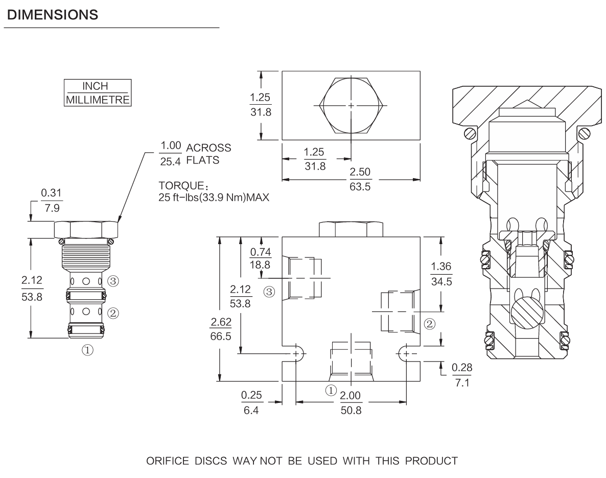 INLS10-30 dimensions drawing