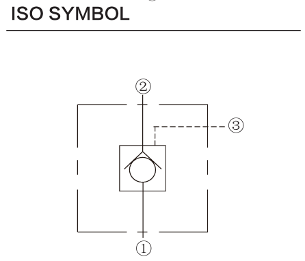 INCKCB-XCN hydraulic symbol