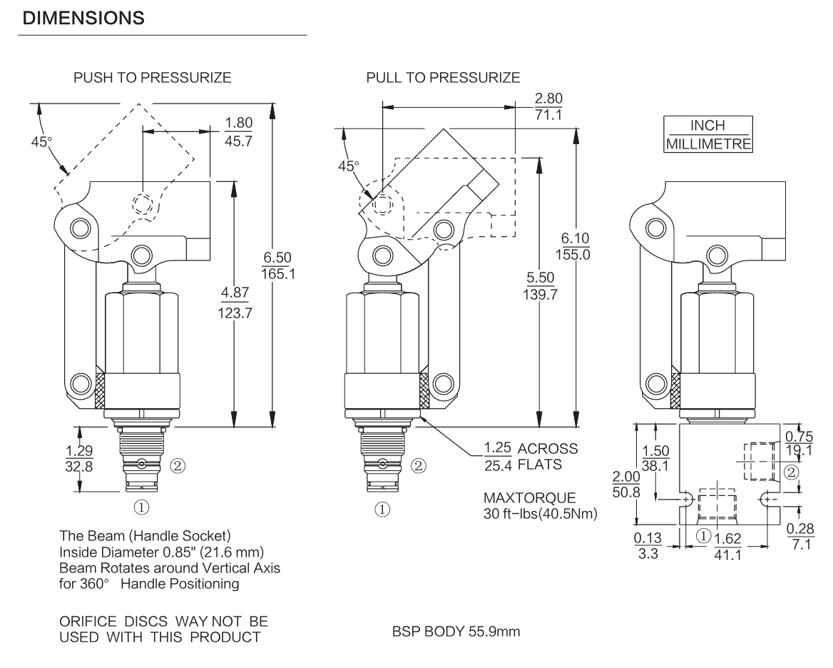 INHP10-21 dimensions drawing