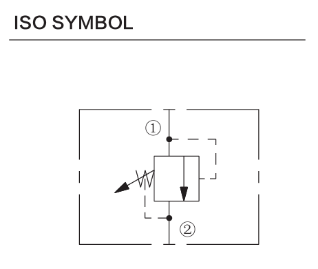 INRV10-26 hydraulic symbol