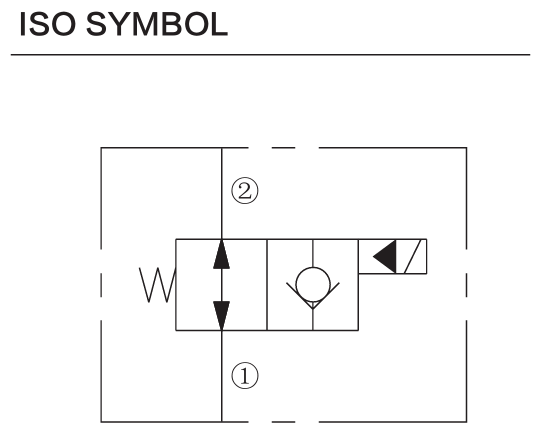 INSV08-23 hydraulic symbol
