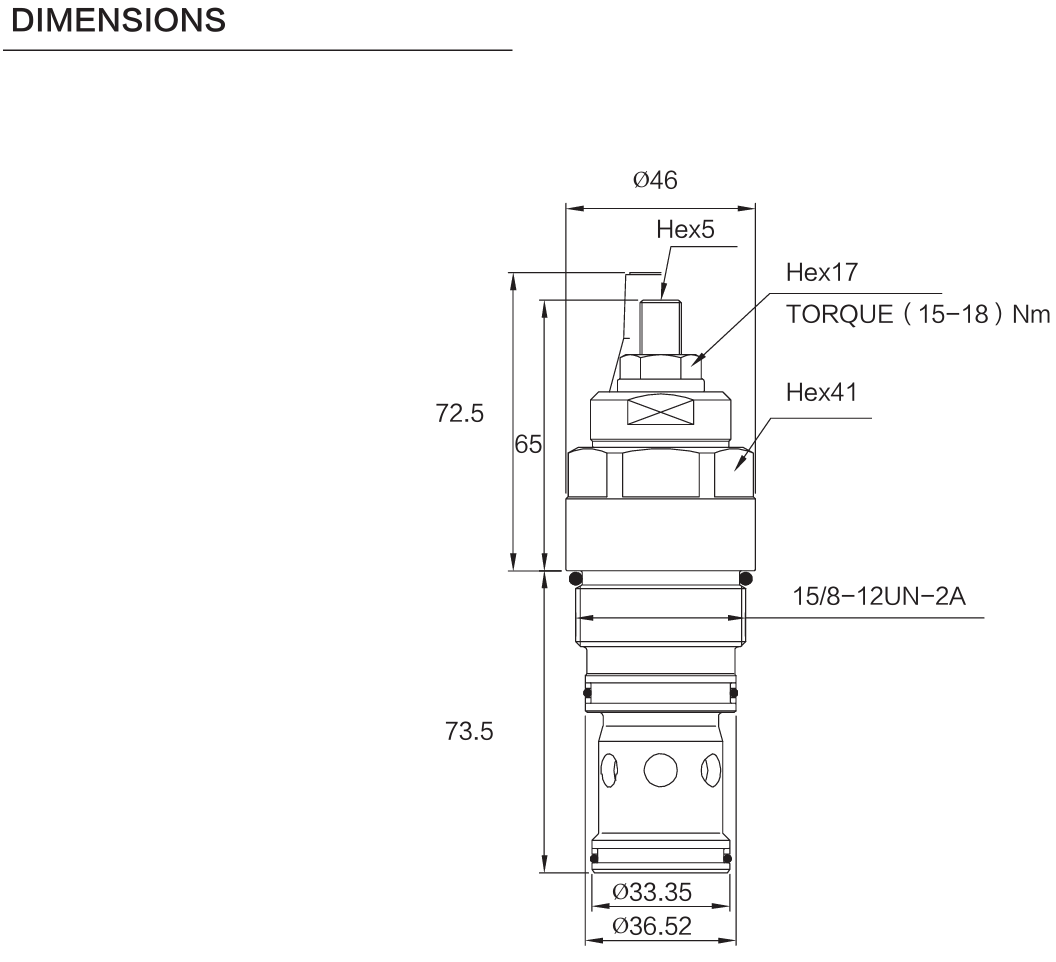 IN04.52.25X58Z00 dimensions drawing