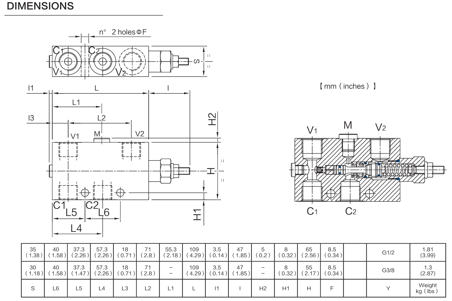 IN08.39.59XYZ dimensions drawing