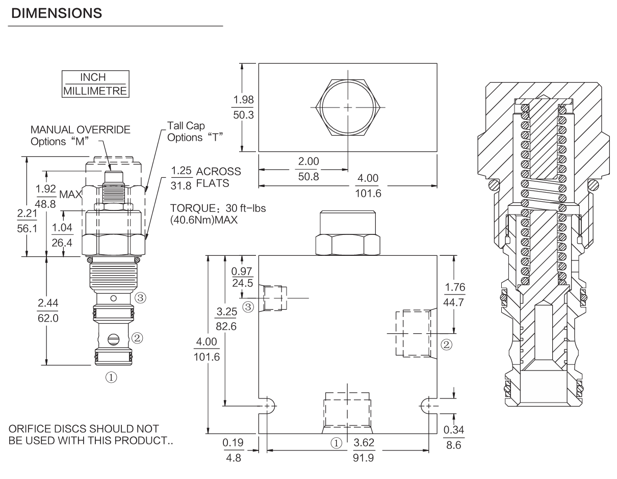 INEP12-S35 dimensions drawing