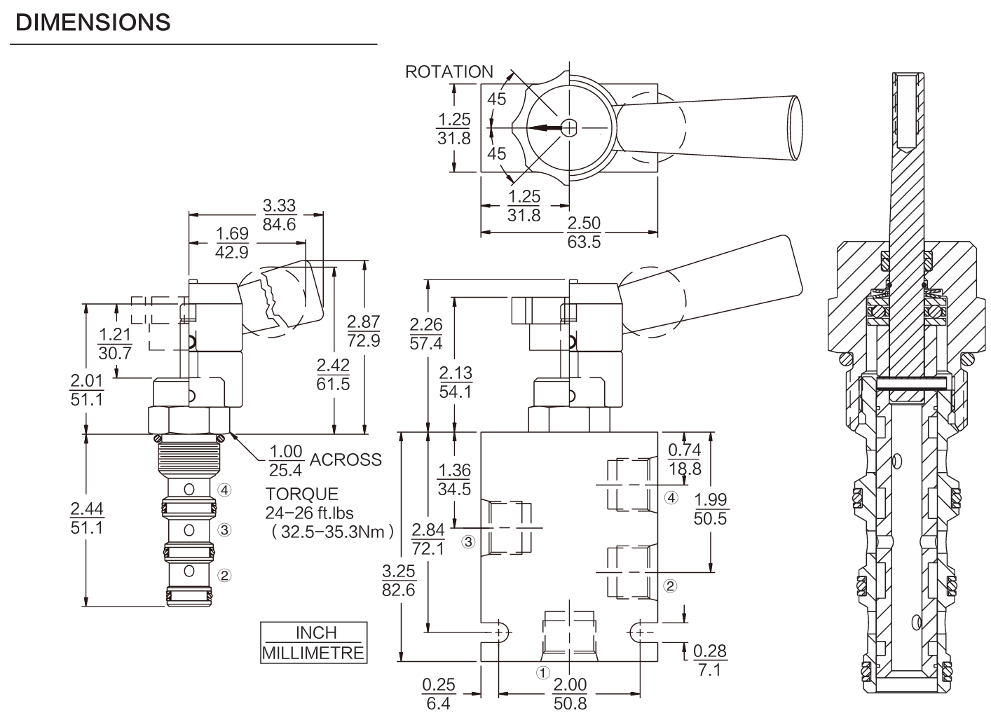 INMR10-47B dimensions drawing