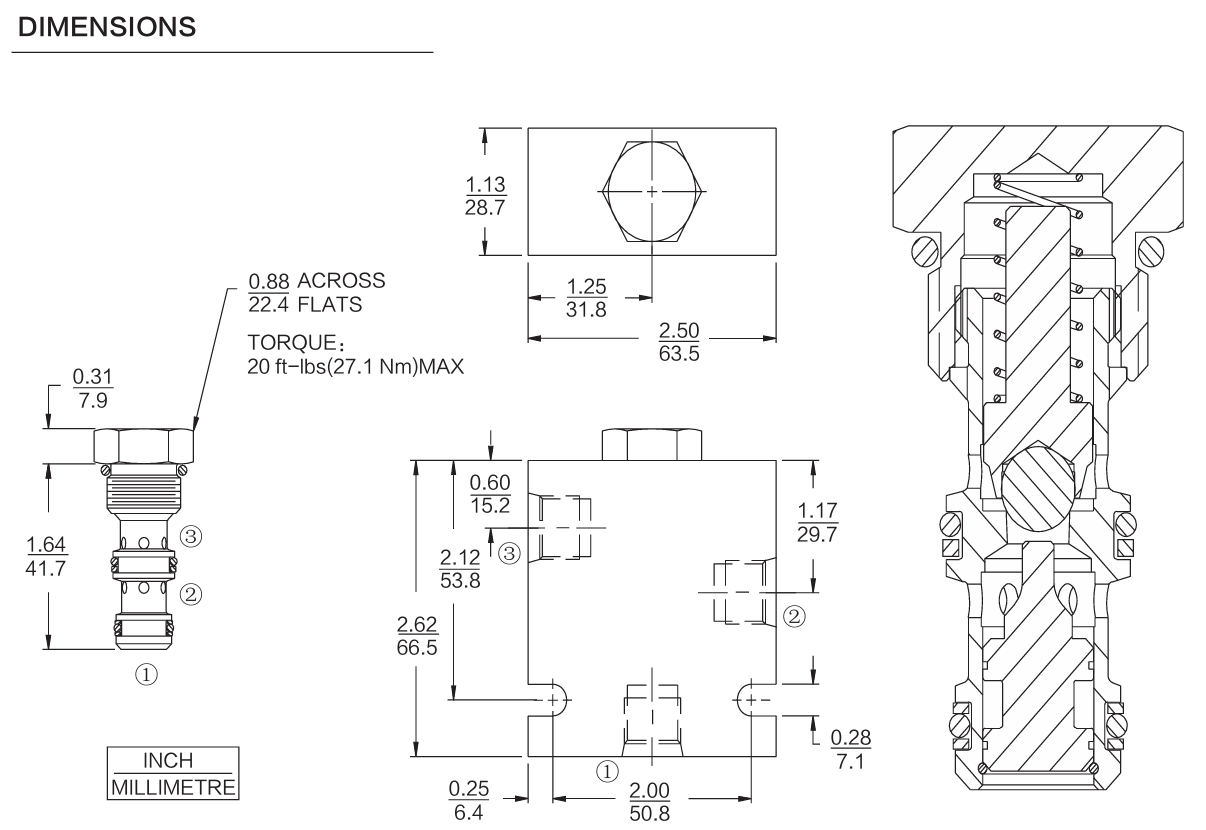 INPC08-30 dimensions drawing