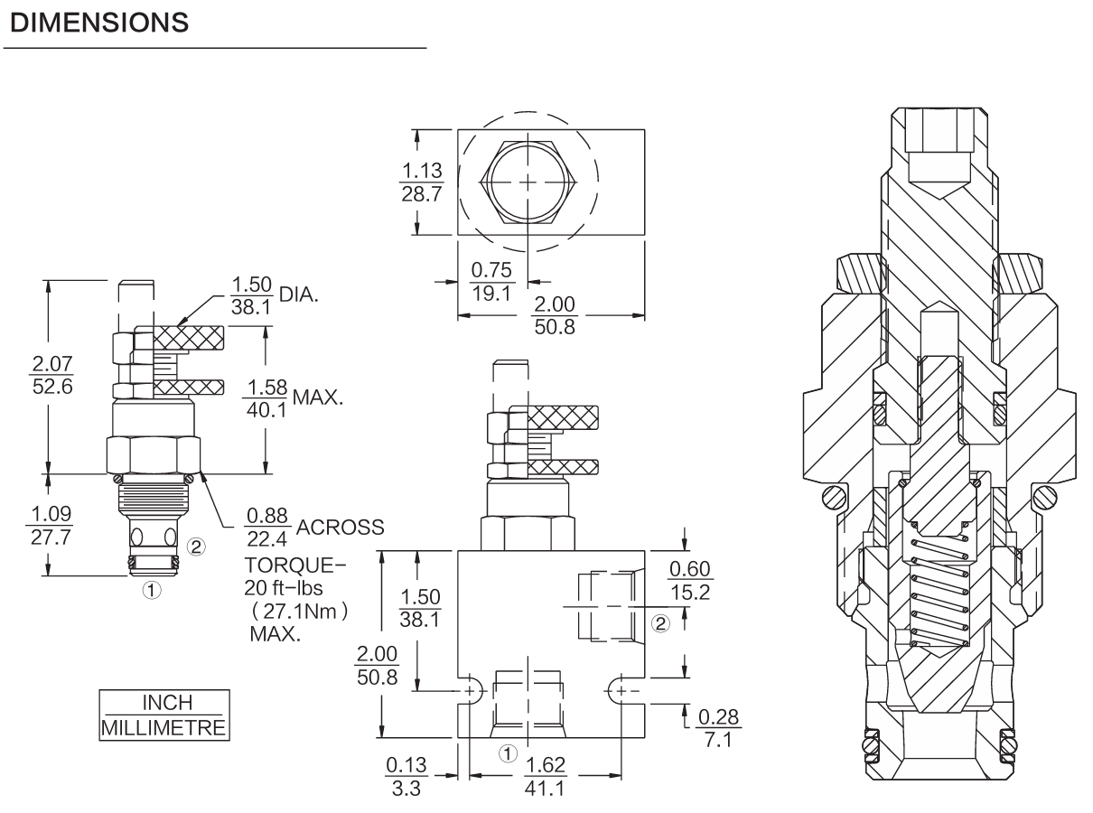 INFC08-20 dimensions drawing