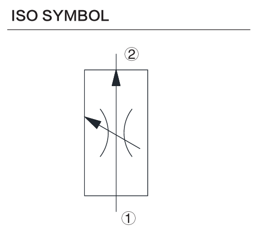 INNV-08 hydraulic symbol