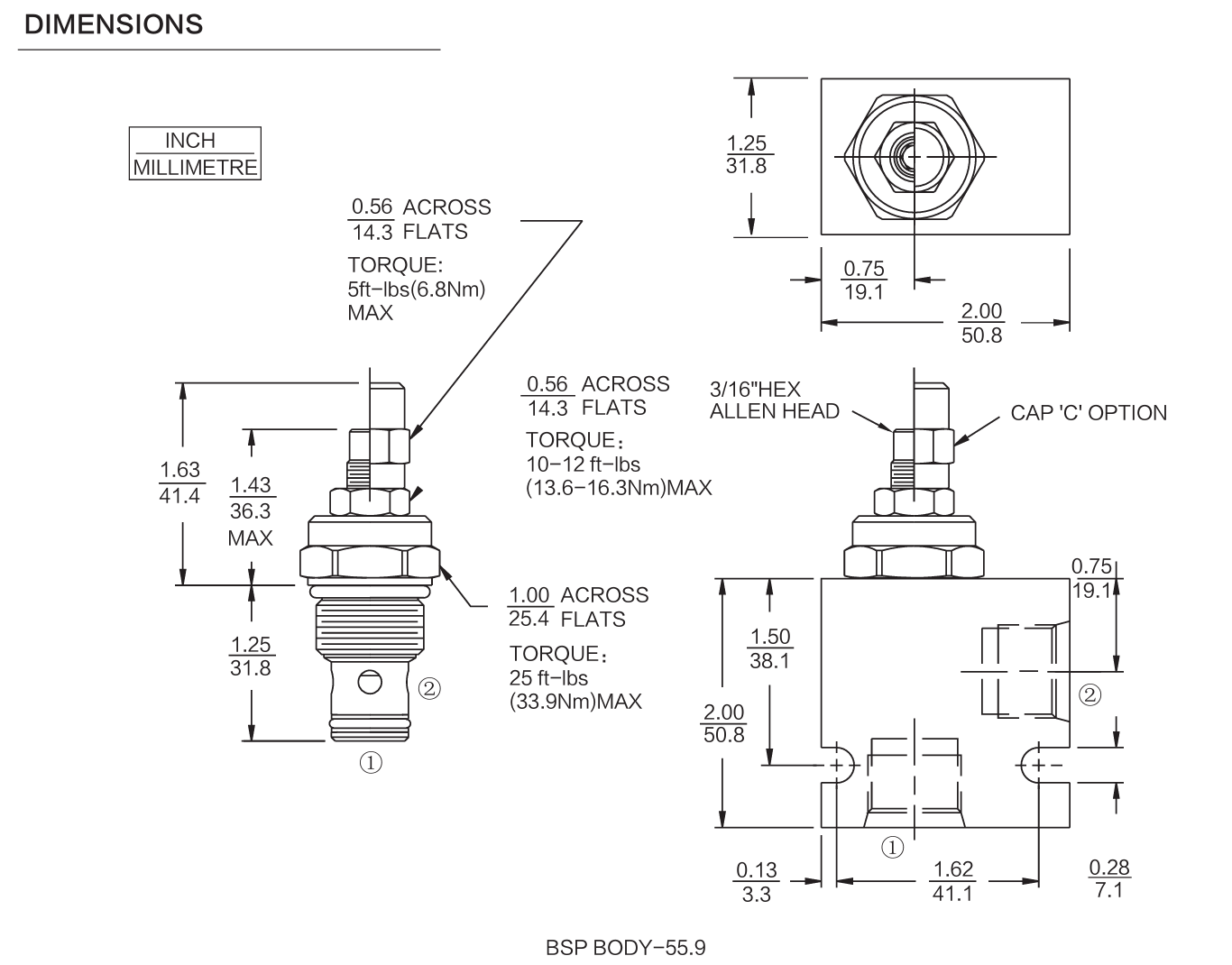 INNV10-22 dimensions drawing