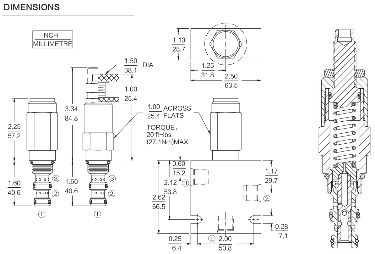 INPR08-32 dimensions drawing