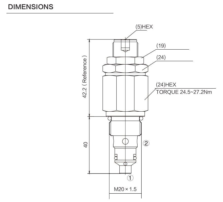 INYF08-09H dimensions drawing