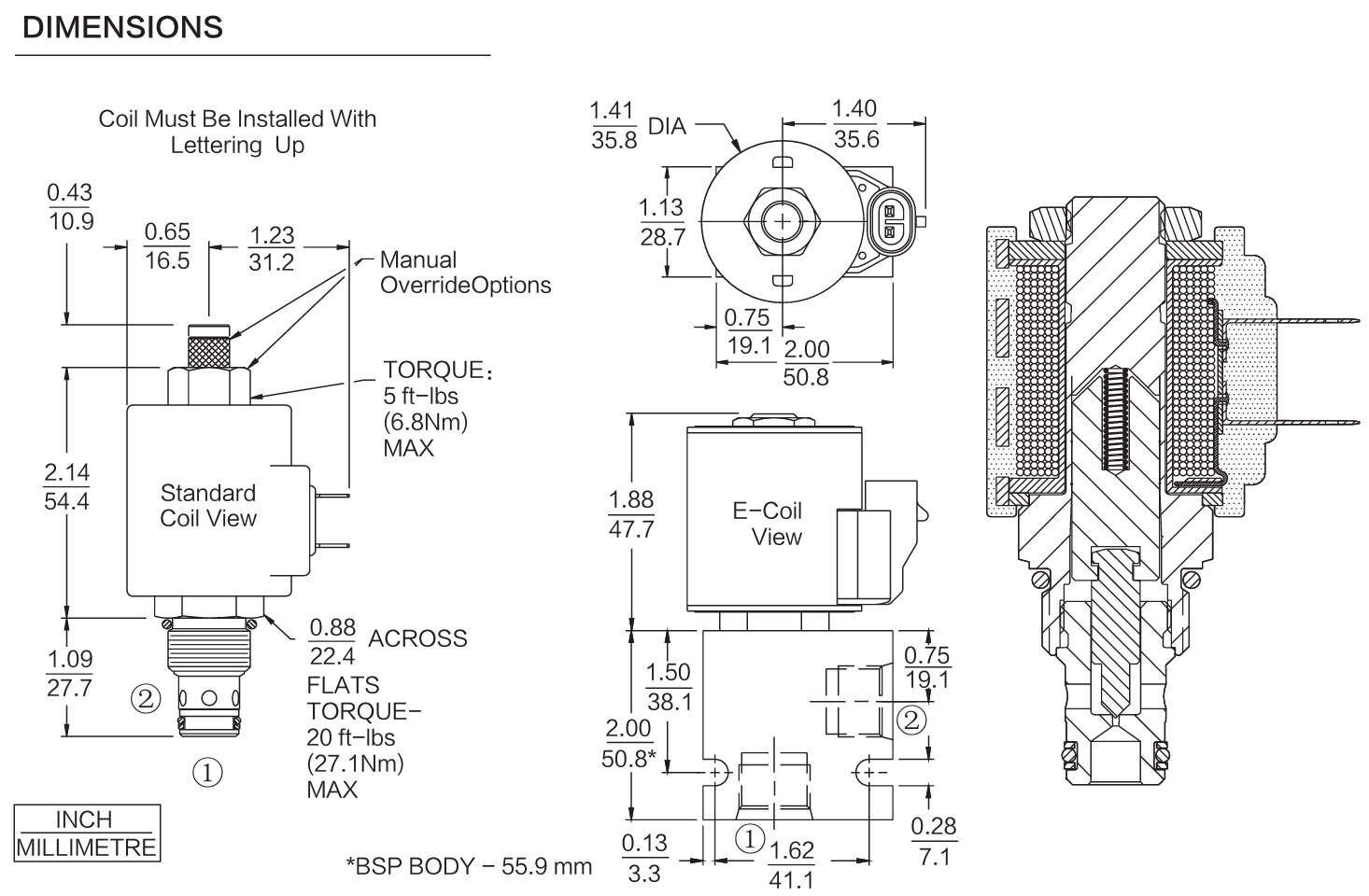 INSV08-26 dimensions drawing