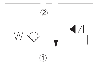 INSV38-20J hydraulic symbol