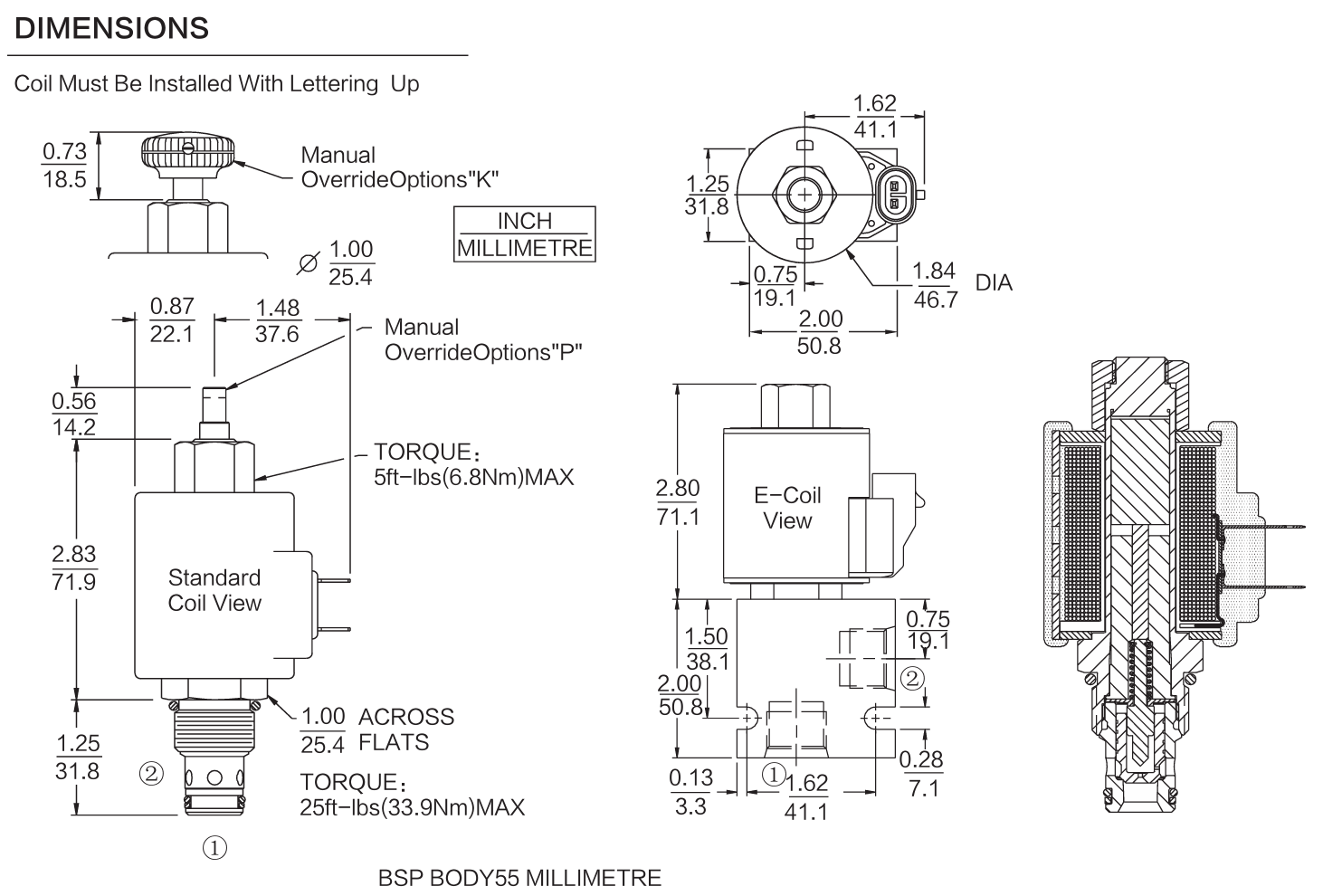 INSV10-21 dimensions drawing