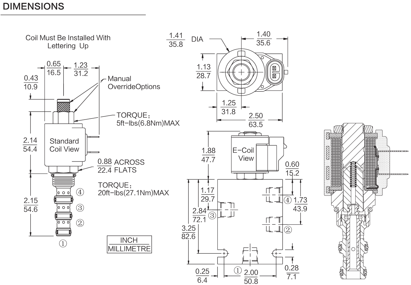 INSV08-40 dimensions drawing