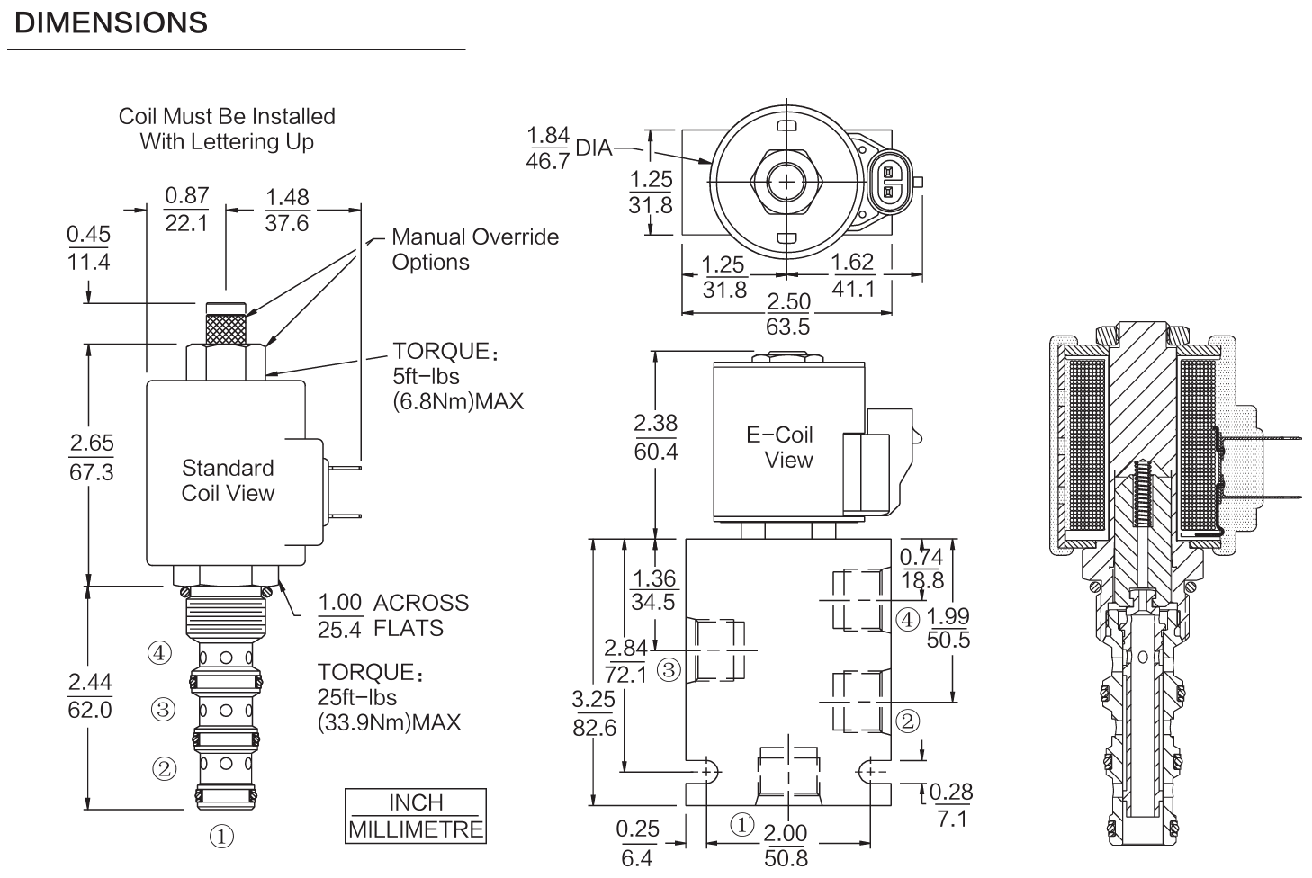 INSV10-40 dimensions drawing