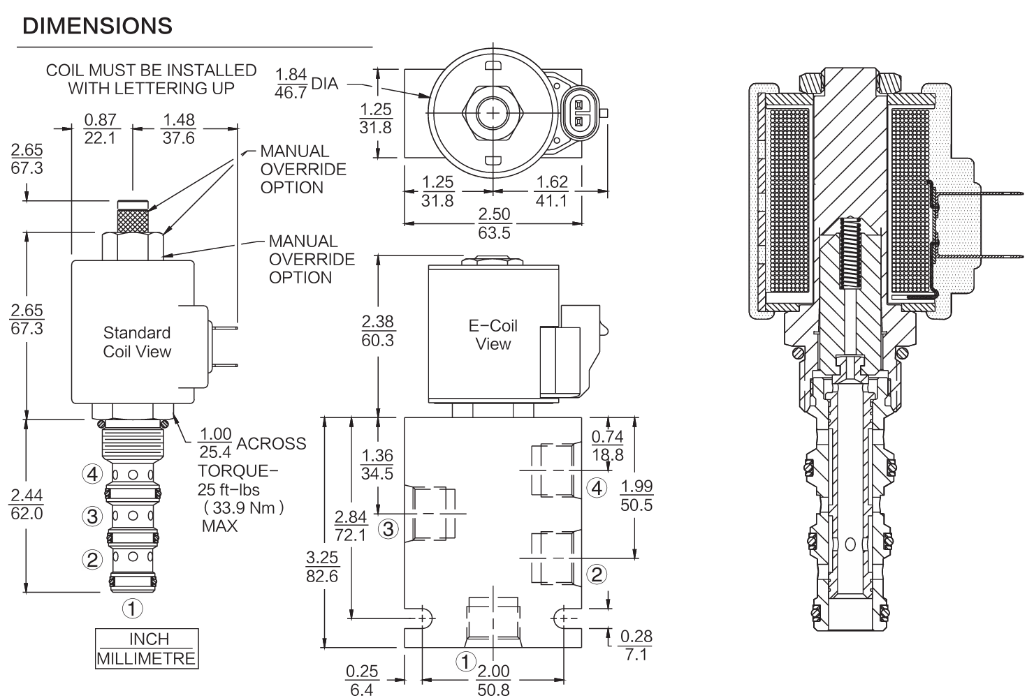 INSV10-44 dimensions drawing